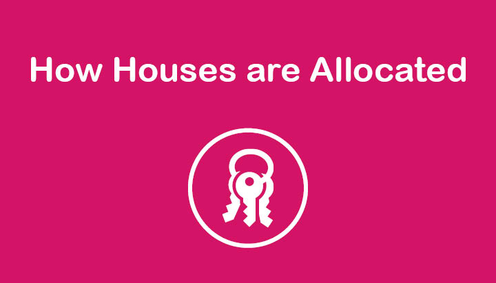 How houses are allocated